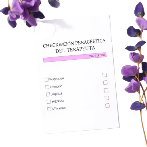 Checklist de Preparación Energética del Terapeuta